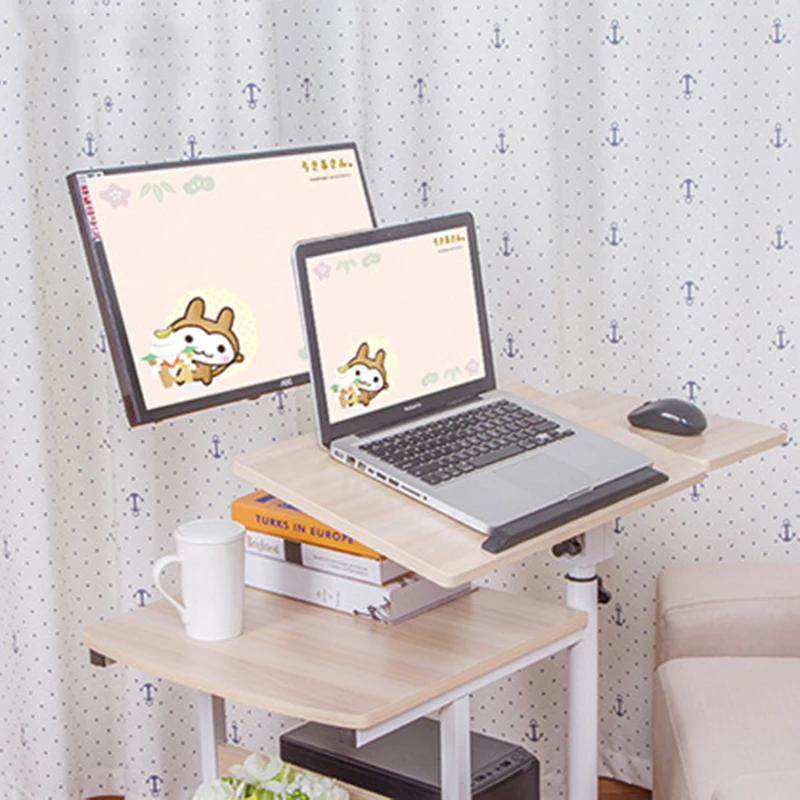 European Laptop Table Multi-functional Hanging Desktop Computer Desk Home Seamless Bedside Table Creative Rotating Laptop Desk European Laptop Table Multi-functional Hanging Desktop Computer Desk Home Seamless Bedside Table Creative Rotating Laptop Desk
