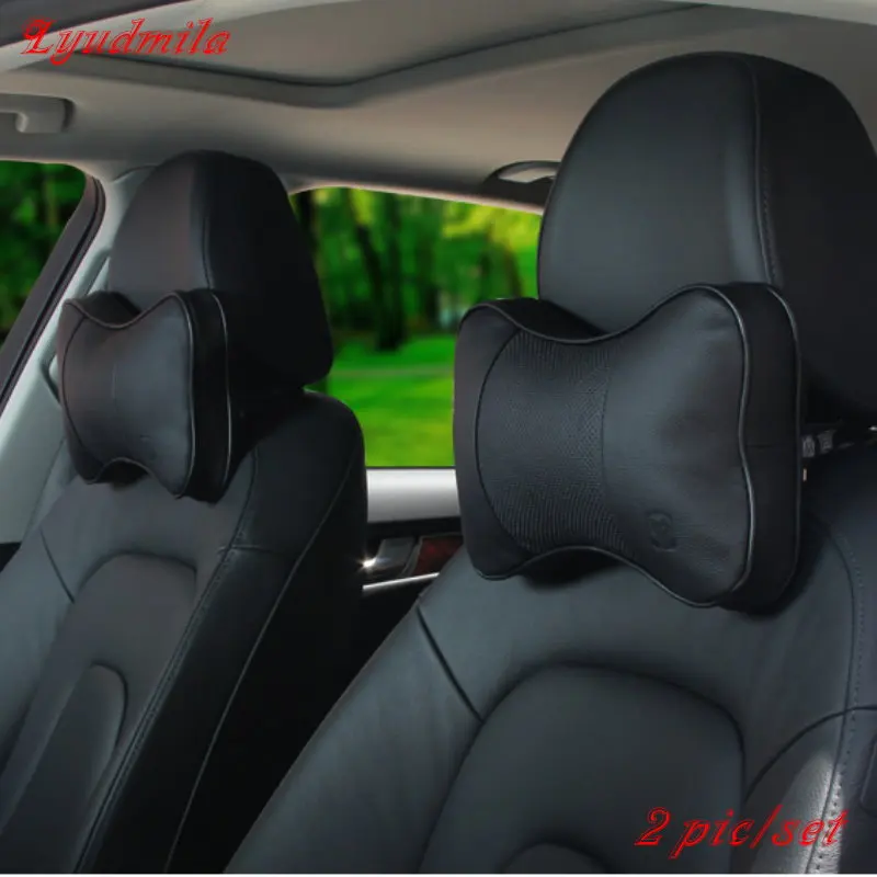 For Hyundai For KIA Leather Car Headrest / 2pcs/set / Neck Auto Safety