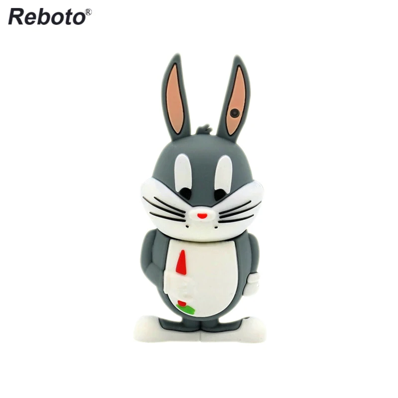 Cartoon Duck Usb Flash Drive 4GB 8GB 16GB 32GB USB Key Lion pendrive Rabbit Cat memory stick pendrive For Tablet PC