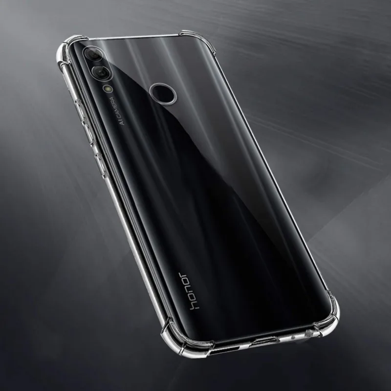 Crystal Clear Case for Huawei P Smart 2019 Cover Soft Flexible Silicone TPU Anti Collision Bumper Case for Huawei Honor 10 Lite (8)