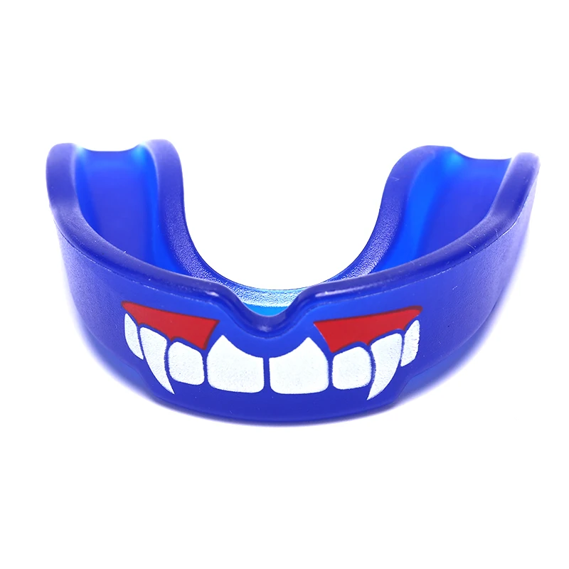 Для взрослых Fang мундгард тхэквондо Муай тайские зубы протектор Футбол Баскетбол Бокс Рот безопасность рот защита оральные зубы Защита - Цвет: BL