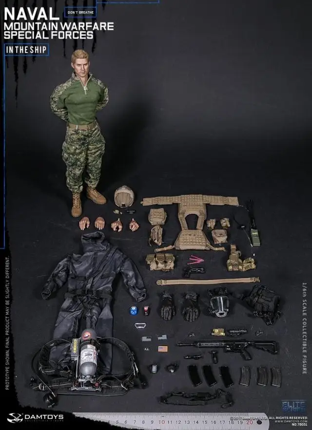 DAMTOYS 1/6 морская горная война солдат спецназа фигурка Коллекционная модель игрушки подарок