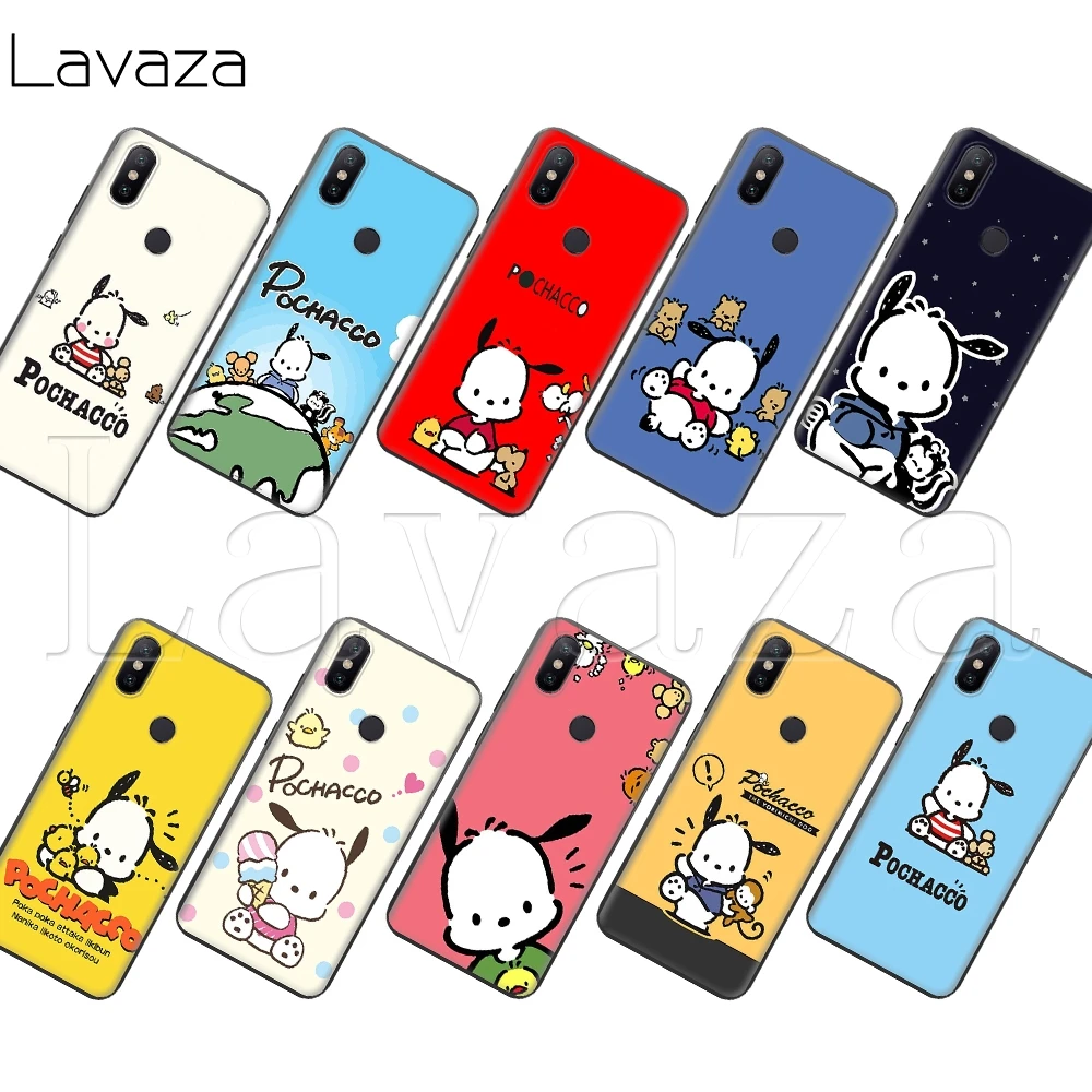 

Lavaza Cute Cartoon Black Pochacco Dog TPU Case for Xiaomi Redmi Note 4 4X 4A 5 5A 6 6a 7 8 Pro Go Prime Plus