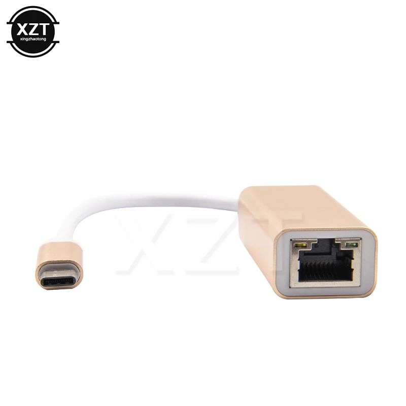 USB Ethernet адаптер USB C type-C сетевая карта RJ45 Lan Проводная для ноутбука MacBook Windows 8/10 10 м/100 м/1000 м алюминиевый сплав