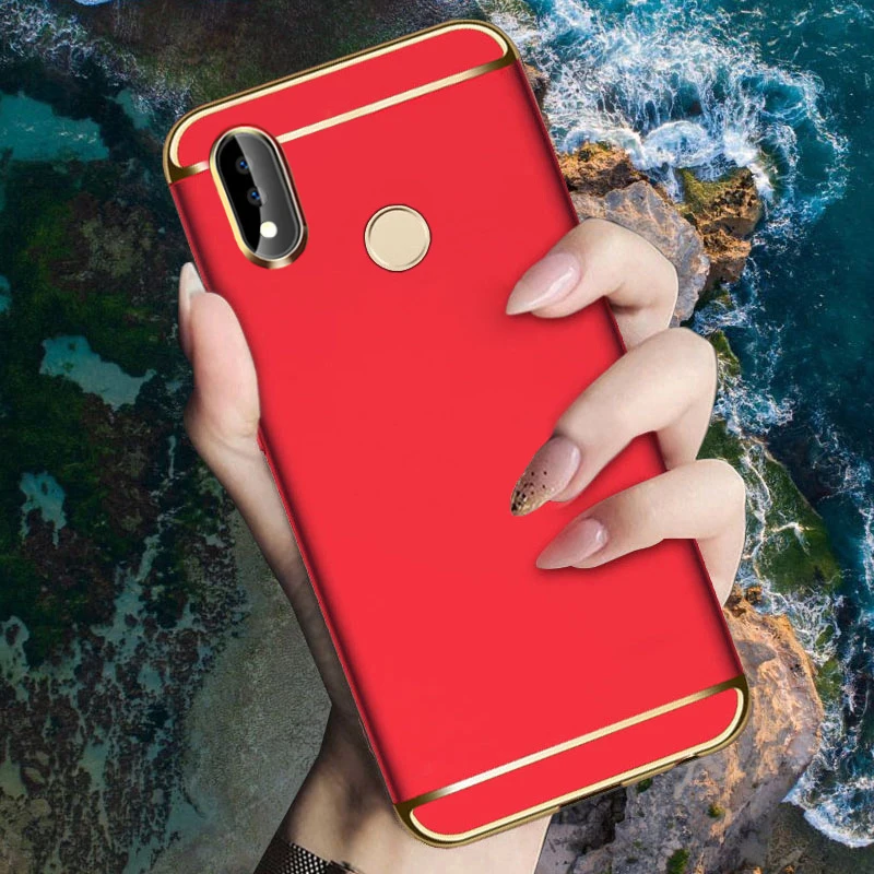 3 в 1 Жесткий ПК чехол для Huawei P30 P20 Lite Pro покрытие матовая защитная задняя крышка P8 P9