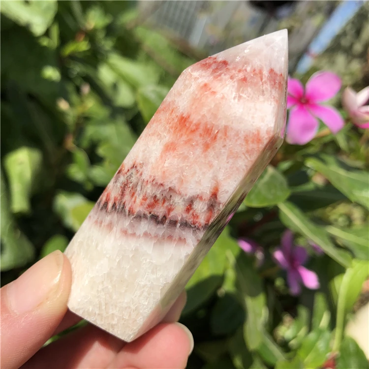 40-120G Natural Polished Pork Stone Meat Specimen Healing Reiki Pendant Decor