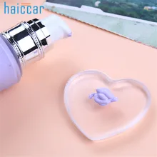 1 шт., косметический спонж, милый haicar, прозрачный Жидкий тональный крем с горячим сердцем, BB крем, красота, необходимое, силиконовый спонж для макияжа, спонж