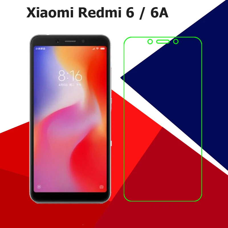 

Закаленное стекло для Xiaomi Redmi 6A, 6 A, Redmi 6A, 9H, 2 шт.