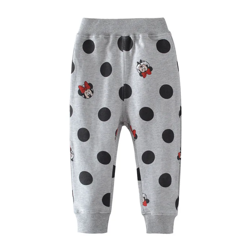 

Kids Sweatpants Girls Pants Baby Boys Cartoon Polka Dot Printed Cotton Autumn Spring Trousers Pants for Baby Boys Girls Pants