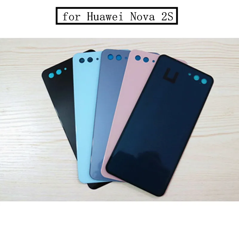 

For Huawei Nova 2S Housing Back Battery Door Cover Case replacement repair parts For Huawei Nova 2S Glass Back Cover Spare Parts