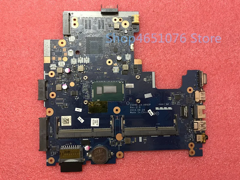 

XIWANG 755835-001 755835-501 755835-601 for HP 14-R 240 G3 246 G3 series laptop motherboard i5-4210 CPU LA-A993P