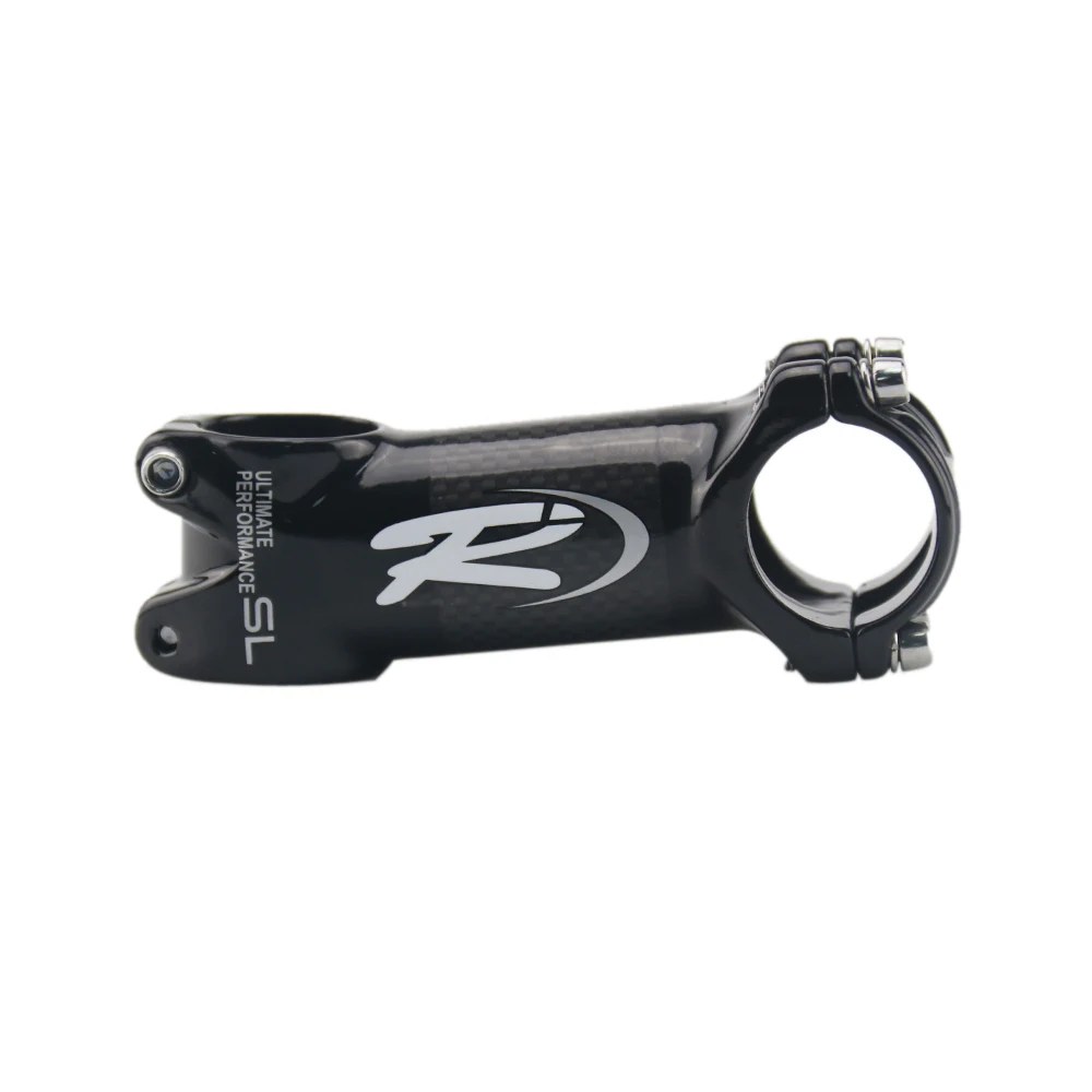 RXL SL Bicycle Stem Bike 28.6mm Carbon Fiber Cover Aluminum Alloy 31.8mm White Logo 60-120mm Road Bike MTB Stem (4)
