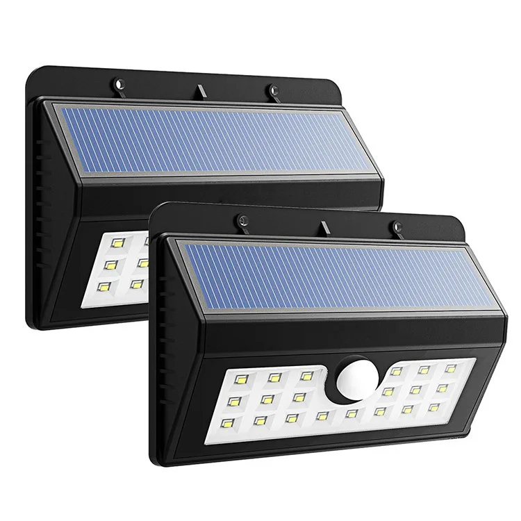 

1PC X 20 LED Solar Power Lamp PIR Motion Sensor Solar Light Outdoor Garden Wall Waterproof Light with Three Intelligent Modes