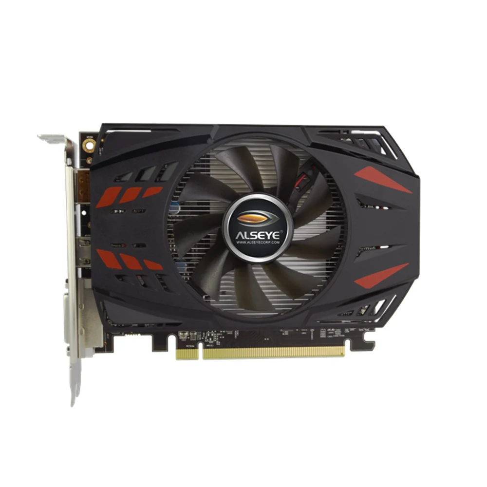 Alseye Вентилятор охлаждения графическая карта RX 460 GPU 4 ГБ 128Bit GDDR5 видео карты