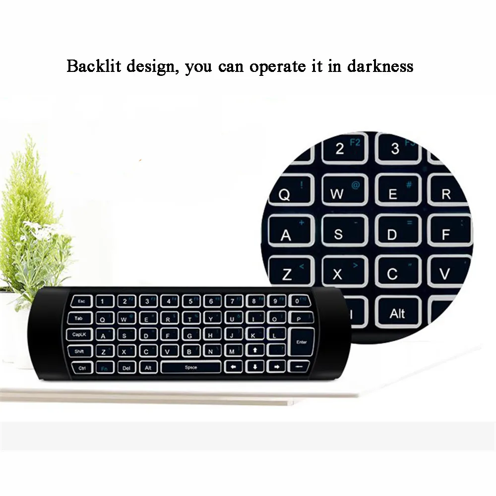 Беспроводная Клавиатура Fly Air Mouse 2 4 ГГц соматосенсорная Гироскопическая