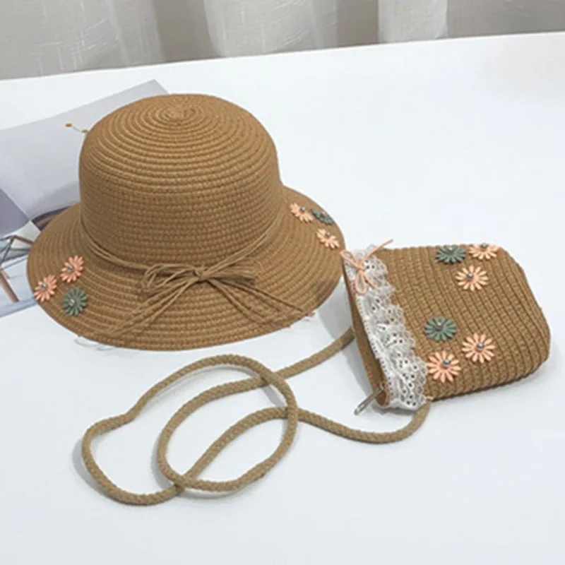 MAERSHEI الطفل بنات سترو قبعة الشمس الأزياء زهرة القوس لطيف الاطفال قبعة للشاطئ الاطفال قبعة صغيرة مجموعة الحقائب 4 اللون MAERSHEI الطفل بنات سترو قبعة الشمس الأزياء زهرة القوس لطيف الاطفال قبعة للشاطئ الاطفال قبعة صغيرة مجموعة الحقائب 4 اللون
