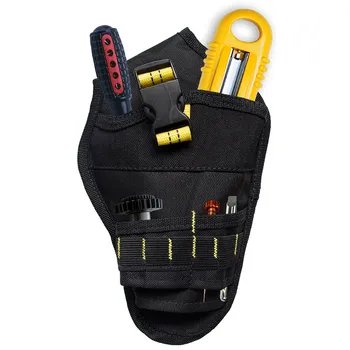 

Tool storage package Drill Holster Tool Belt Pouch Bit Holder Hanging Waist Drill Storage Bag