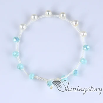 

white pearl bracelet baroque pearl bracelet boho beaded bracelets bohemian jewelry wholesale real pearl jewellery