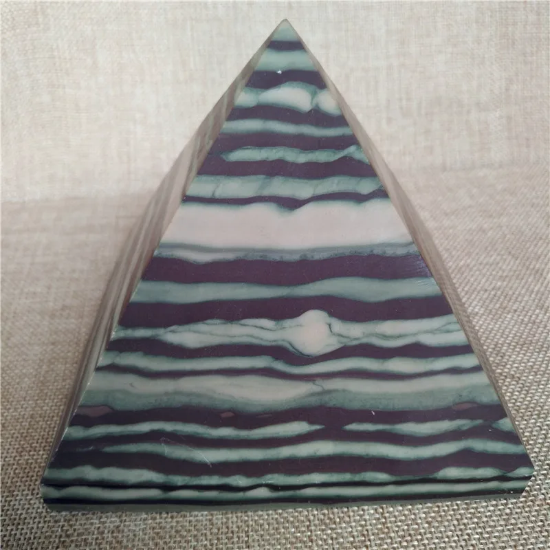 

4.03LB NATURAL PURPLE jade CRYSTAL pyramid
