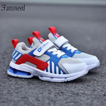 

Children Sneakers Spring Fashion Arrival Sports Shoes Breathable Mesh Upper Shoes Boys Soft MD Sole Shoes Size 28-40