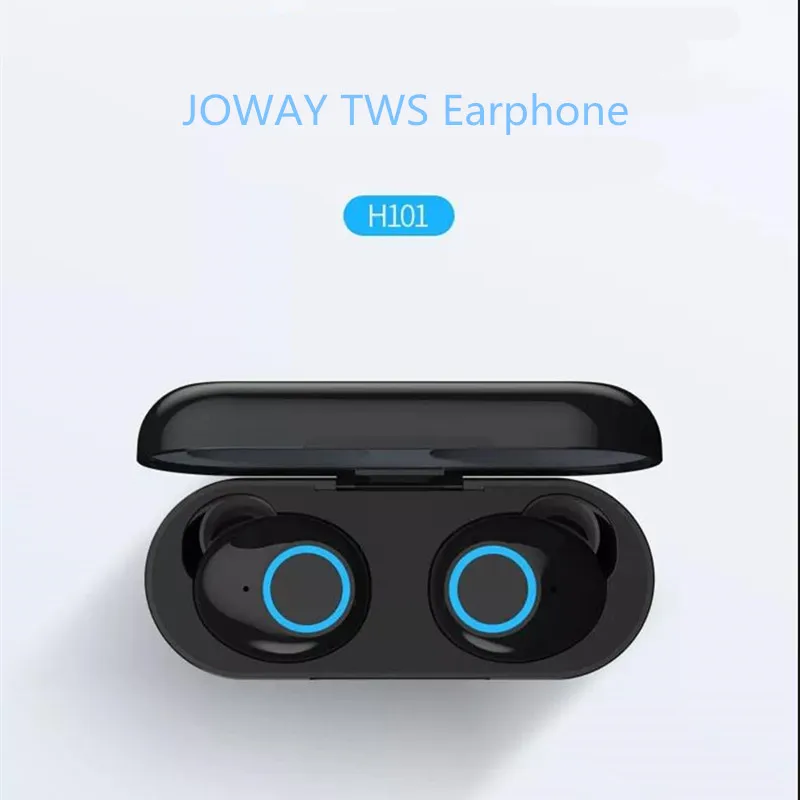 

H101 TWS Wireless Bluetooth Earphones BT V5.0 Binaural Earbuds Stereo Microphone In Ear with Charging Box
