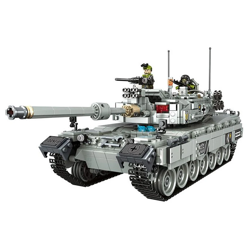 Military Equipment Tank Building Block tank Model War Series Leopard 2