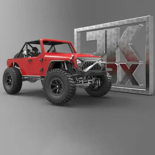 

ARTR1/8 RC Capo JKMAX Metal Chassis Crawler Car KIT-E Assembly Model Motor Radio THZH0175