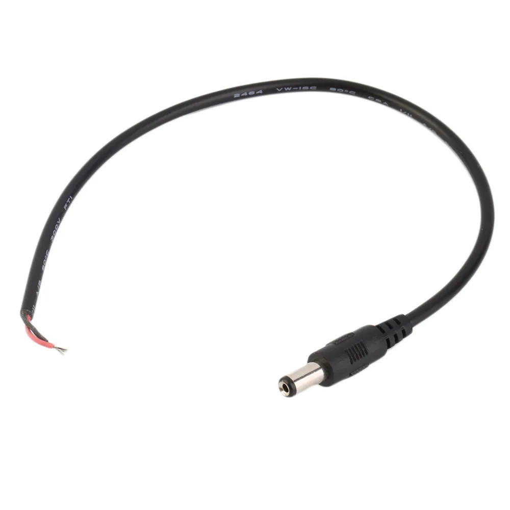 

DC 5.5*2.1mm Male Copper Power Adapter Converter Cable For Light Bar Monitor for Light Bar Monitor Home Use etc