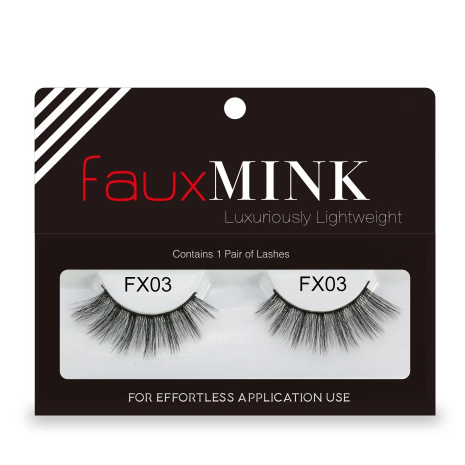 

Shozy Faux 3D Mink Lashes Make up False Eyelashes Extenshion Eyelash Natural Long False Eyelahses for Makeup-FX03