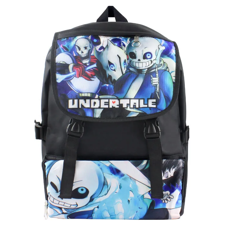 Нейлоновый рюкзак Animal Undertale школьная сумка Sans Papyrus студенческие сумки двойные