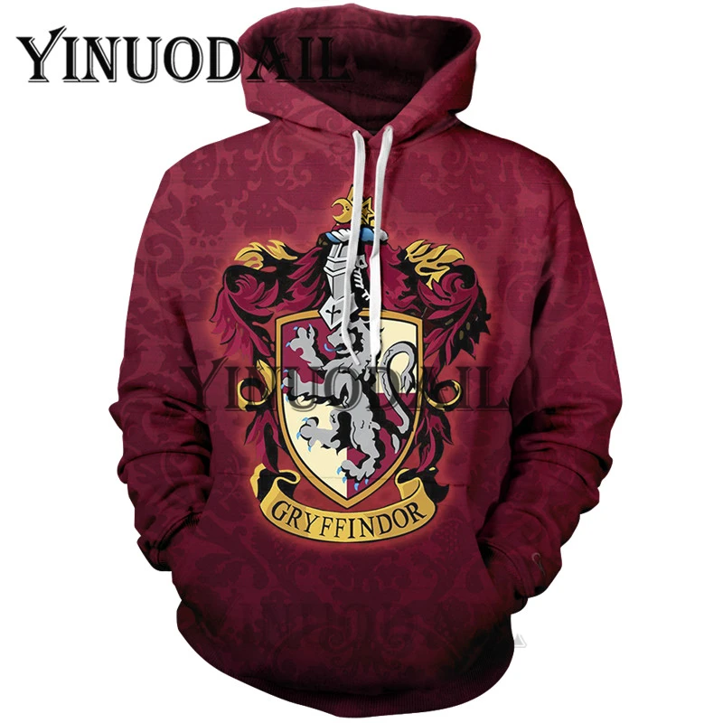Wizardry 3D Printed Hoodie with Pocket Ravenclaw Gryffindor for Adult Unisex Sweatshirt Costume Hoodies Men Clothes Harri Potter Wizardry 3D Printed Hoodie with Pocket Ravenclaw Gryffindor for Adult Unisex Sweatshirt Costume Hoodies Men Clothes Harri Potter