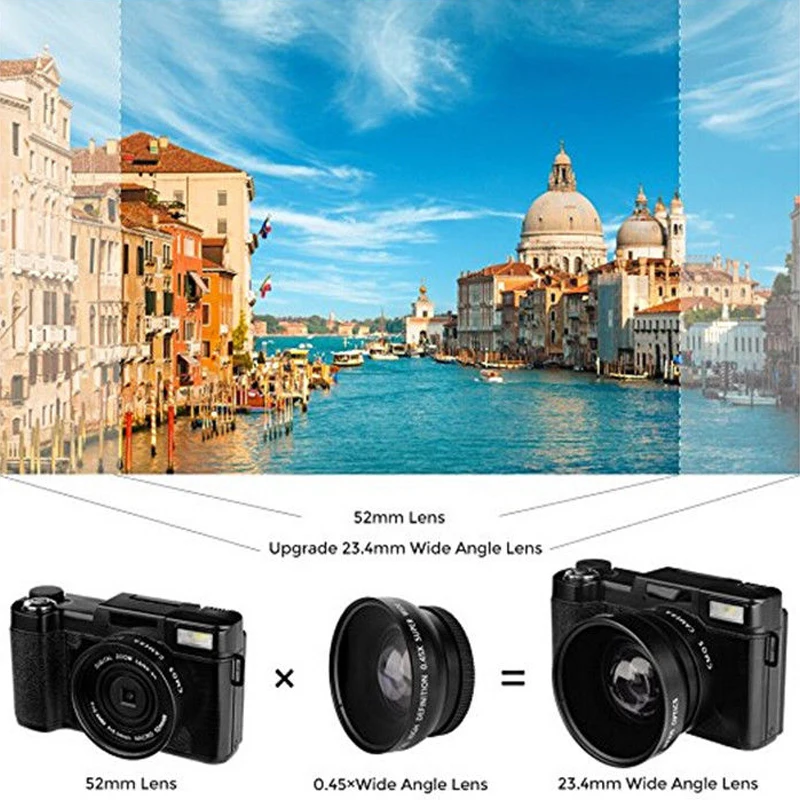 Professional 3.0 inch Display 4X Zoom Full HD 24MP 1080P Digital Camera Video Camcorder DVR Recorder support SD card Professional 3.0 inch Display 4X Zoom Full HD 24MP 1080P Digital Camera Video Camcorder DVR Recorder support SD card
