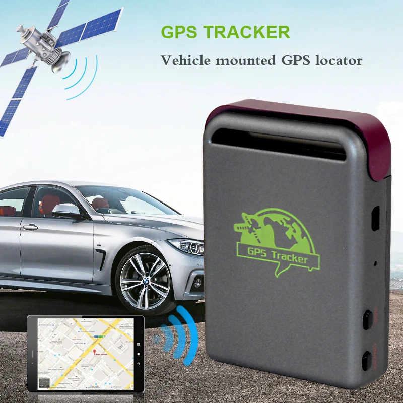 Автомобильный gps трекер Автомобильный GSM GPRS локатор отслеживания TK102B в режиме реального времени расположение над скоростью сигнализации высокой с функцией SOS кнопки