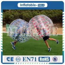 Free Shipping Door To Door 0 8mm PVC 1 5m Inflatable Bubble Soccer Ball Bumper Ball