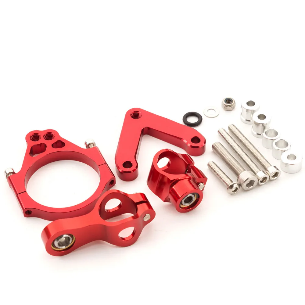

CNC Aluminum Adjustable Motorcycle Steering Stabilizer Damper Mounting Bracket Support Kit For DUCATI 848 2008 - 2010