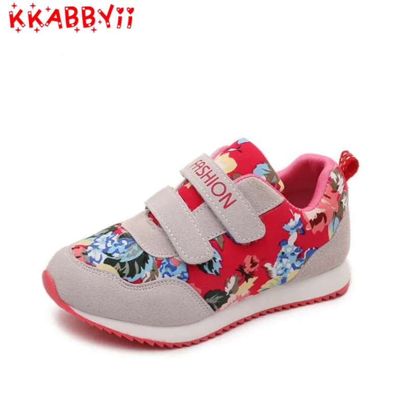 

Kids Shoes New Fashion Baby Girls Sneakers Flowers Sport Sneakers Children Ultra-light Comfortable Shoes Flat