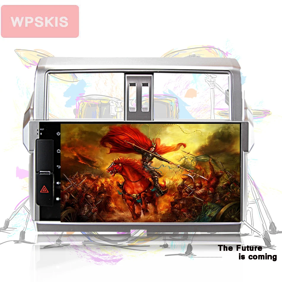 Excellent Android 9.0 Car Radio 2Din For Toyota Prado 150 2014 2015 2016 Radio 2 Din Land Cruiser Prado Octa-core Stereo Tape Recorder swc 5