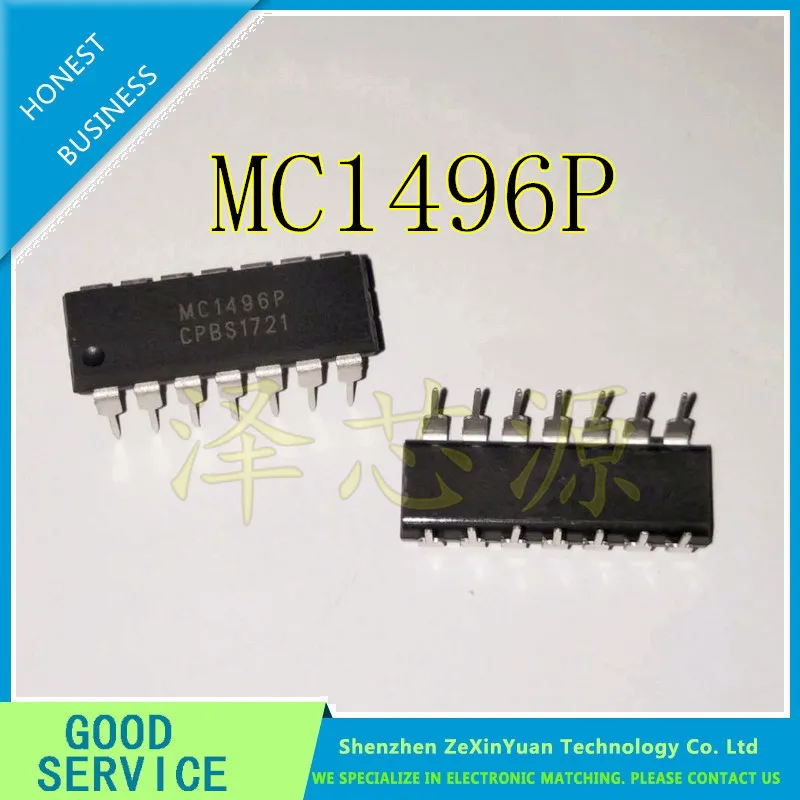 

10PCS/LOT MC1496P MC1496 1496 DIP-14 BALANCING TYPE MODEM