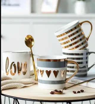 

Northern wind colour ceramic mug cup lovers tea cups of milk for breakfast Milk coffee cup 350ml