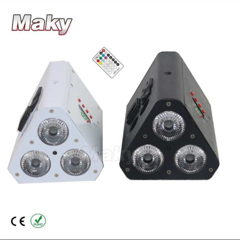 

1 light wireless DMX IR control battery par light / LED battery wireless dmx infrared remote control par 3pcs 18w