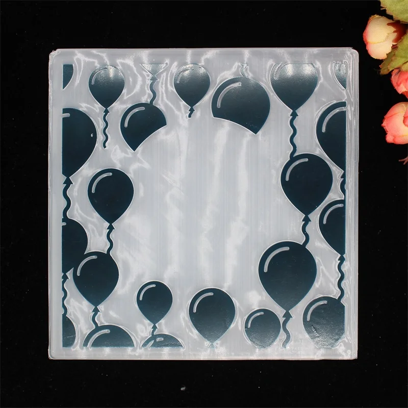 

Balloon Plastic Embossing Folders for DIY Scrapbooking Paper Craft/Card Making Decoration Supplies
