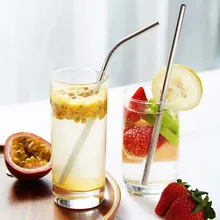 50 шт многоразовая стекляная соломинка для питья пипетка кисть Свадебная здоровая трубочка для стаканов Экологичная Бытовая прямая изгиб