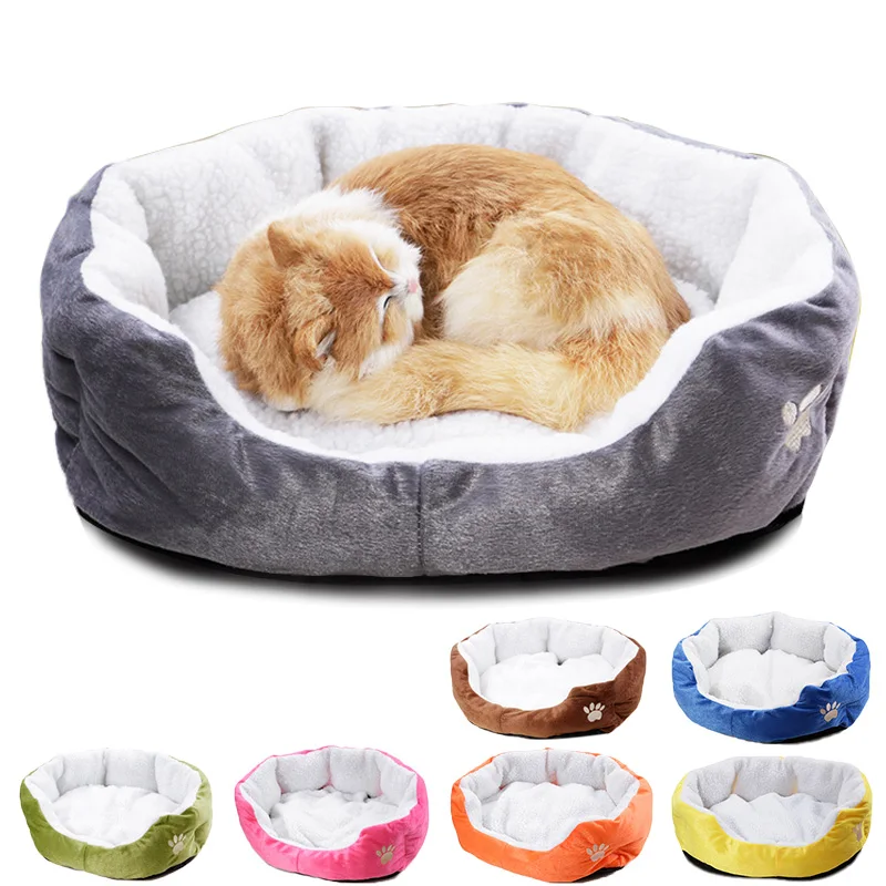 7 Couleurs Disponibles Chaud Mignon Petit Chat Chien Lits