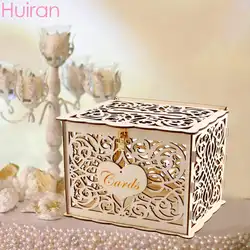 Huiran коробка для приглашения на свадьбу свадебное украшение в деревенском стиле Свадебные Юбилей поставки прополка декор для свадьбы Event