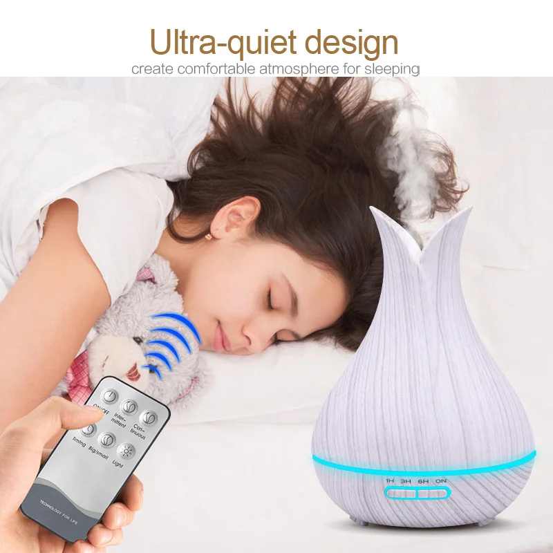  400ML Remote Control essential oil diffuser Air humidifier cool mist maker with aroma diffusers ult