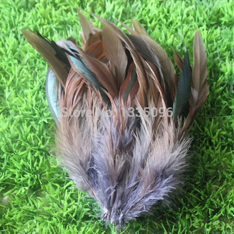 Натуральные серые петушиные перья от 15 до 20 см/от 6 8 дюймов 100 шт.|feather bangle|feather