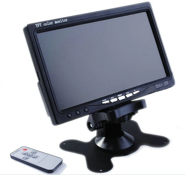 Wireless 7 inch TFT LCD Car Headrest Display Monitor For Rearview Reverse Backup Camera Car TV car display,monitor display