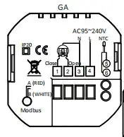 water heating wiring_