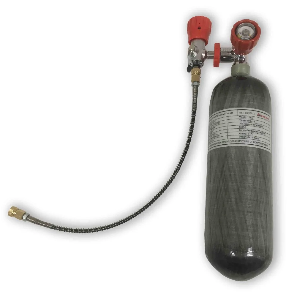 Дыхательный аппарат мини акваланг/угольный резервуар hp 4500PSI/300bar углерода волокно сжатого воздуха Танк нитки m18 * 1,5 AC1217101