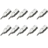 10 pièces 110 tête d'essai Rj11 connecteur vocal Mdf vérifier la voix du téléphone pour le Module Krone tableau de connexions télécom ► Photo 1/6